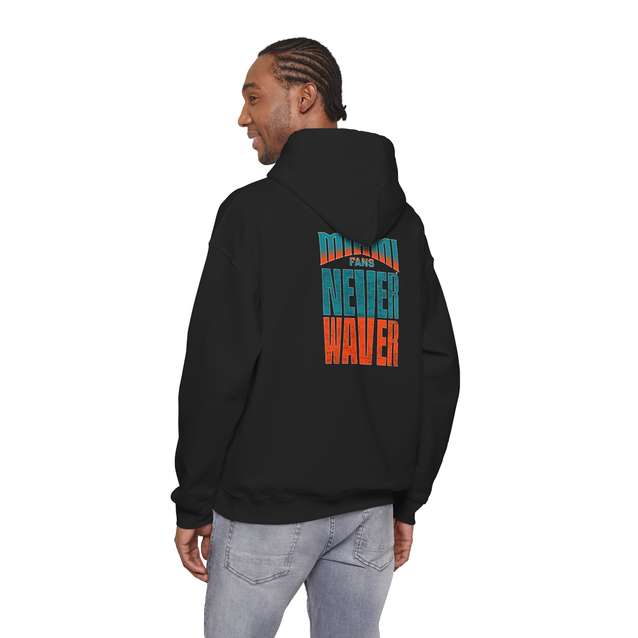 Miami Fans Never Waver Inspirational Hoodie