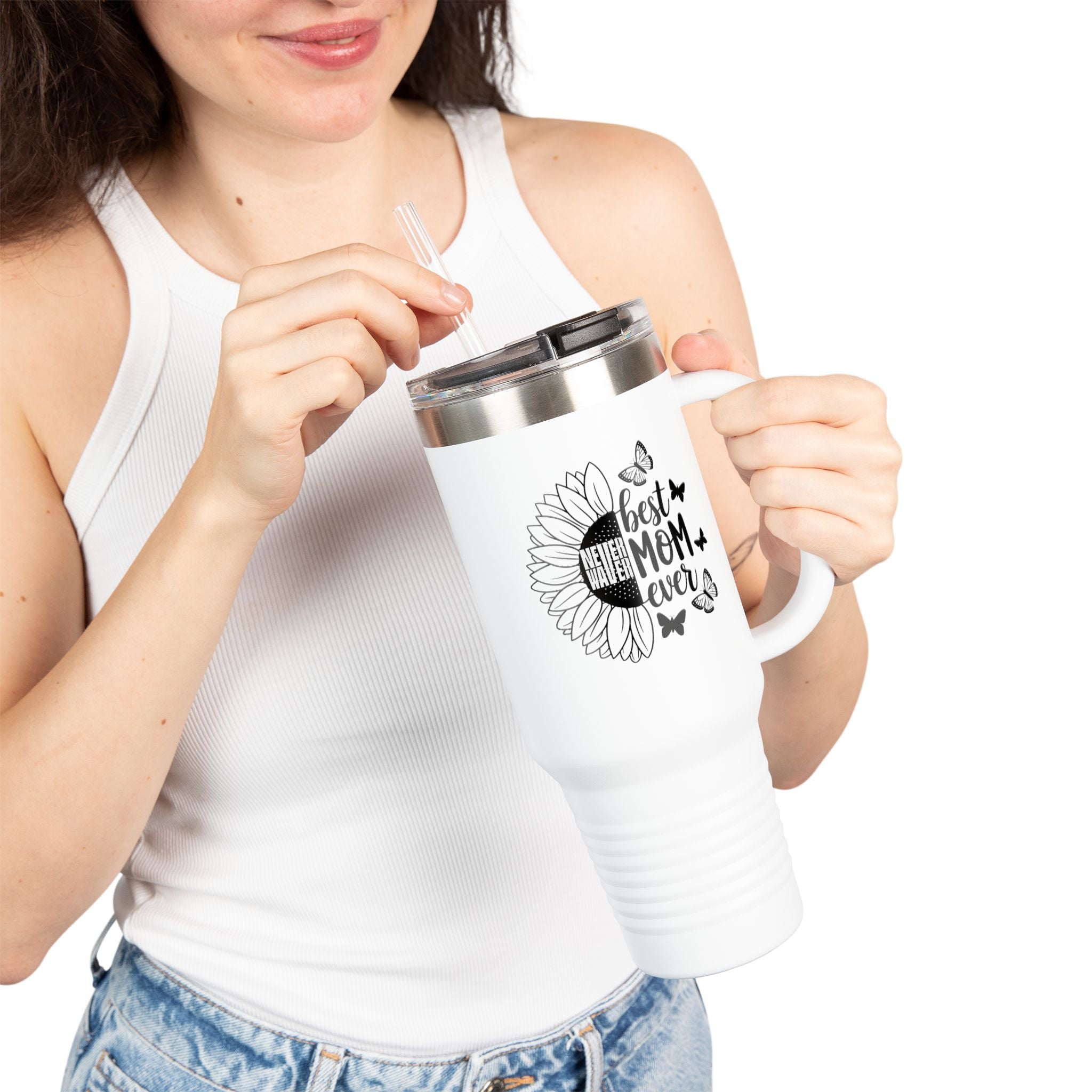 Never Waver Best Mom Ever Insulated Travel Mug