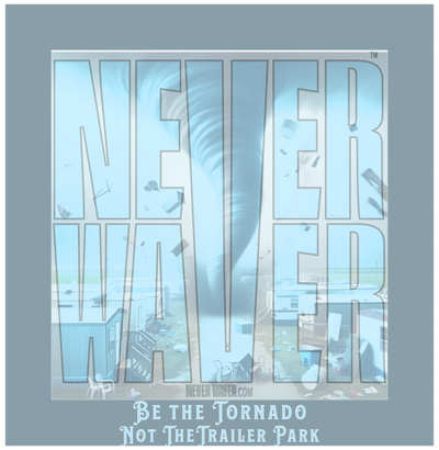 Never Waver Be The Tornado Not the Trailer Park Made for the ones who tell it like it is, laugh through the chaos, and wear their attitude proudly. This isn’t just clothing — it’s therapy with better fabric. Laugh loud. Live bold. Never Waver.