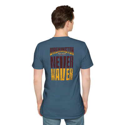 Washington Fans Never Waver Unisex Softstyle T-Shirt