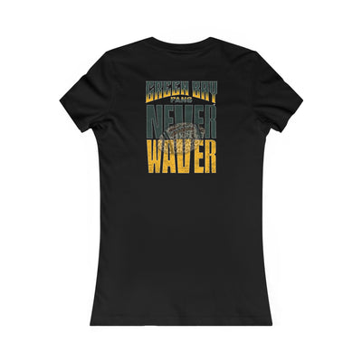 Green Bay Fans Never Waver With Leopard Football Women's Favorite Tee
