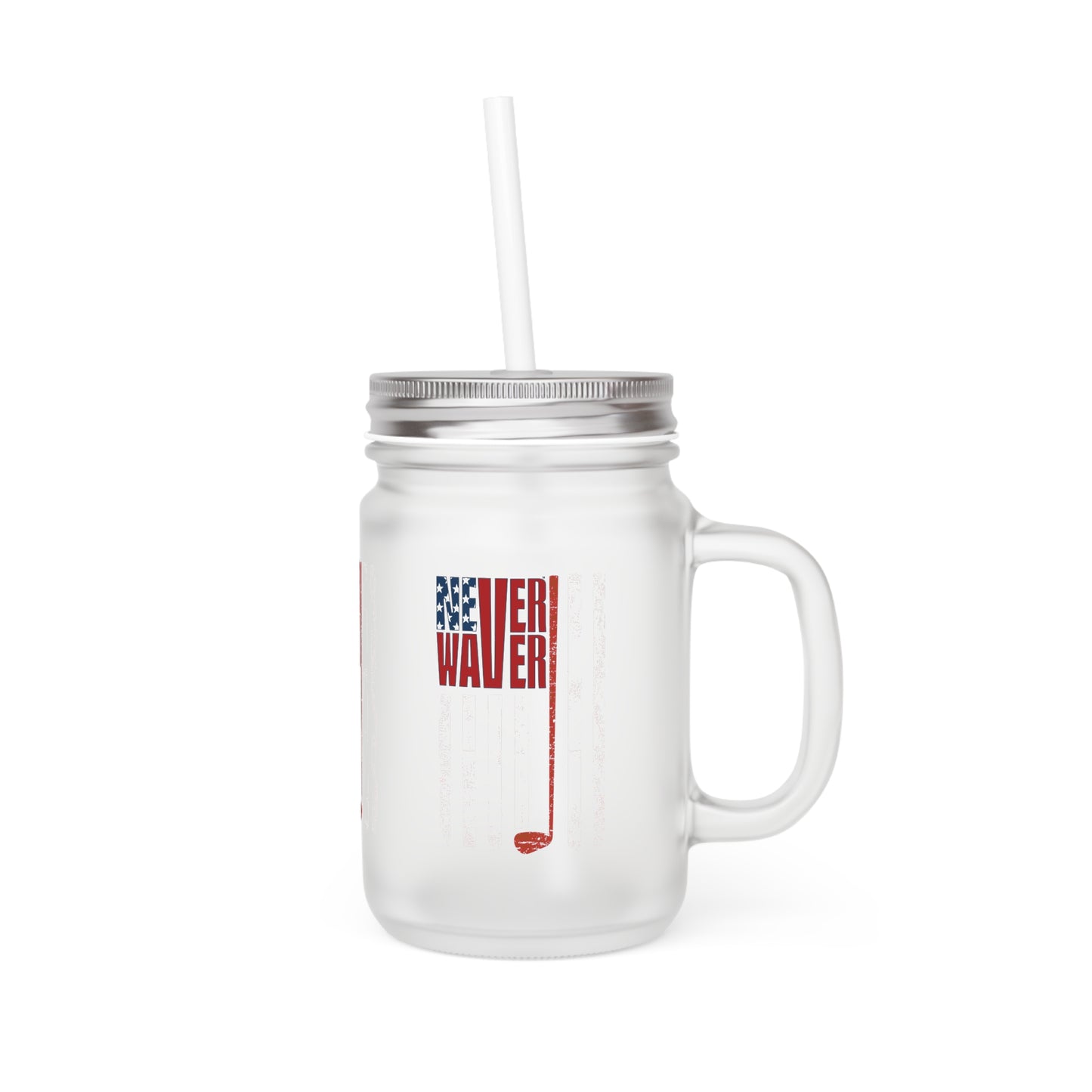 Never Waver Golf Mason Jar Cup - Perfect for Golf Lovers!