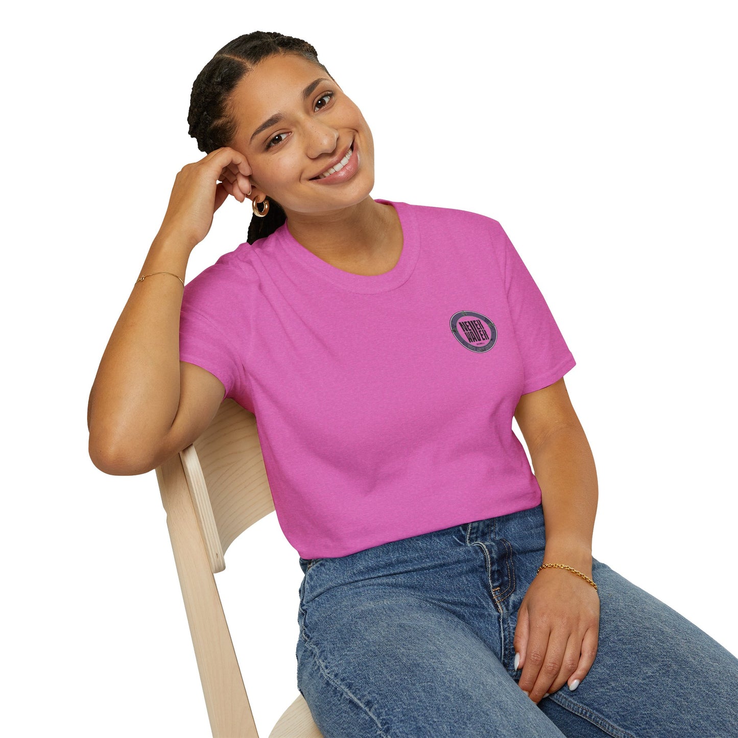 Never Waver Wine Made Me Do It Unisex Soft style T-Shirt