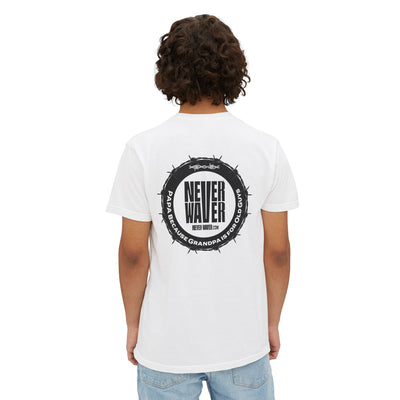 "Never Waver PAPA Because Grandpa Is For Old Guy" Graphic Tee for Everyday Wear