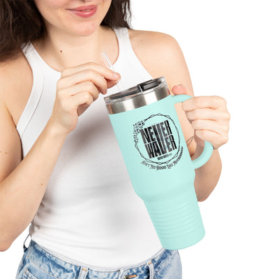 Never waver Ain't No Hood Like Motherhood Insulated Travel Mug