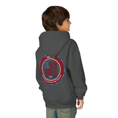 NEVER WAVER KICK FEAR IN THE TEETH Youth Heavy Blend Hooded Sweatshirt