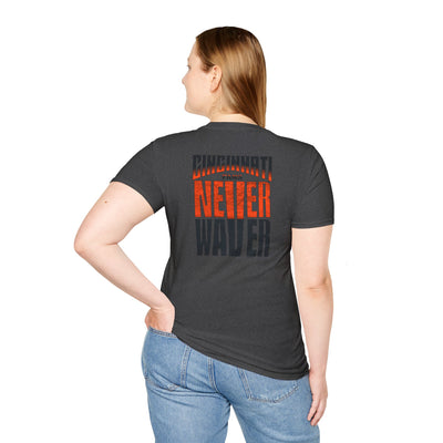 Cincinnati Fans Never Waver Unisex Softstyle T-Shirt