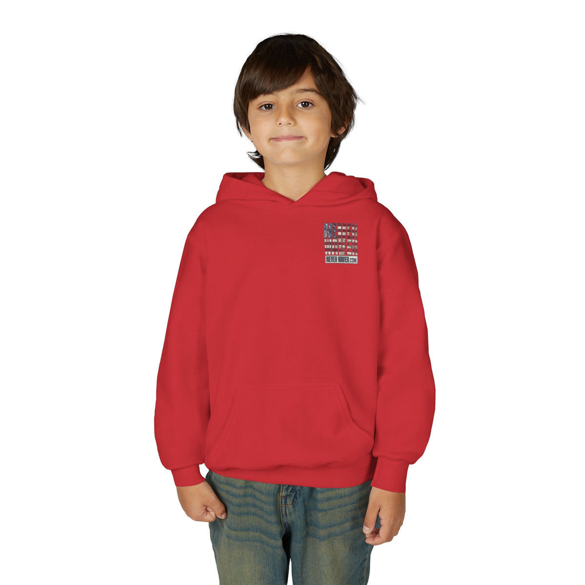 Never Waver® Earn It Youth Hoodie | Old-School Backbone