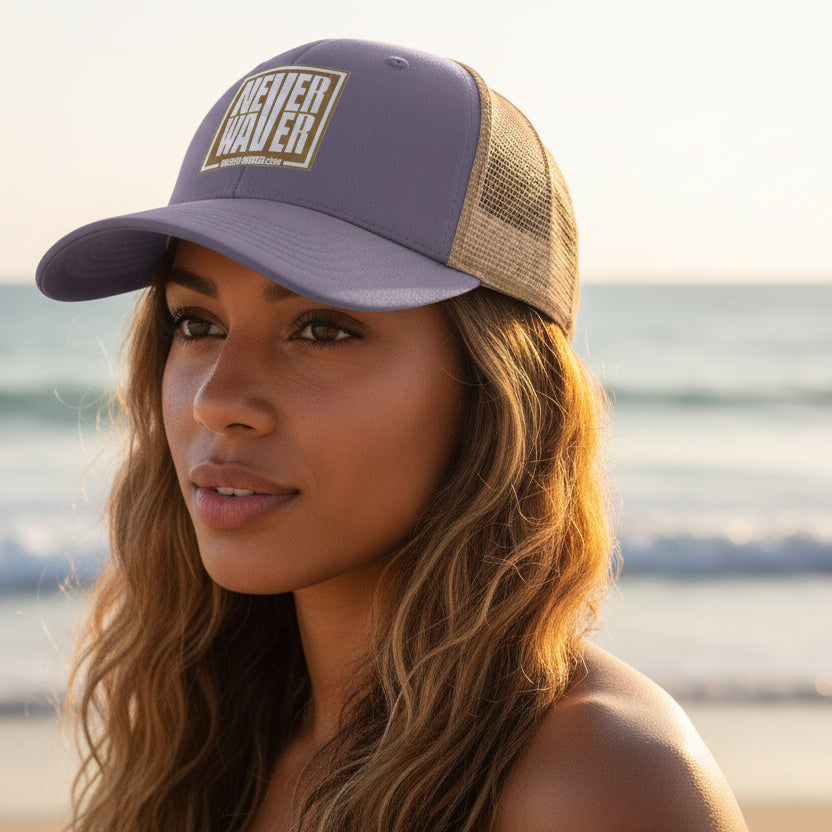Never Waver Women's Washed Mesh-Back Cap
