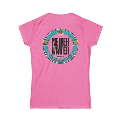 Never Waver Save Water Drink Tiki Drinks Women's Soft Style Tee