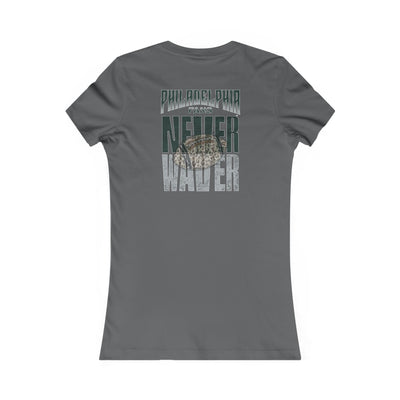 Philadelphia Fans Never Waver W-Leopard Football Women's Favorite Tee