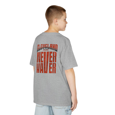 Cleveland Fans Never Waver Kids Heavy Cotton™ Tee