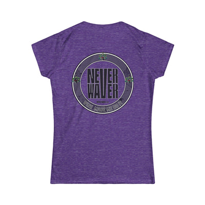Never Waver Wine Made Me Do It Women's Soft Style Tee -