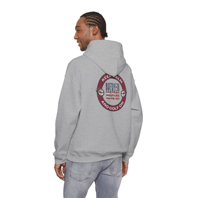 Keep Calm Never Waver and Golf On Hoodie - Unisex Heavy Blend™ Sweatshirt