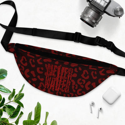 Never Waver Red Leopard Fanny Pack