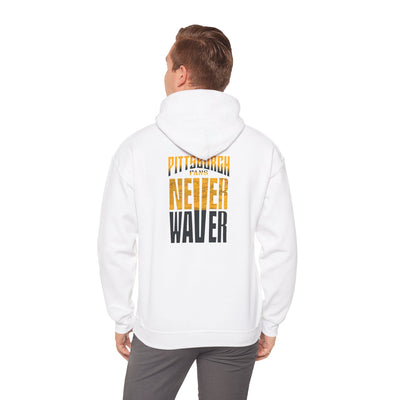 Pittsburgh Fans Never Waver Unisex Heavy Blend™ Hooded Sweatshirt