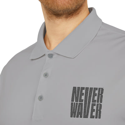 Never Waver Embroidered adidas Unisex Performance Polo