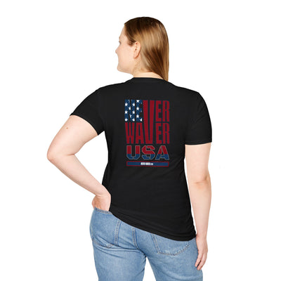 Never Waver USA Unisex Softstyle T-Shirt
