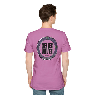 Never Waver Save Water Drink Wine Unisex Soft style T-Shirt