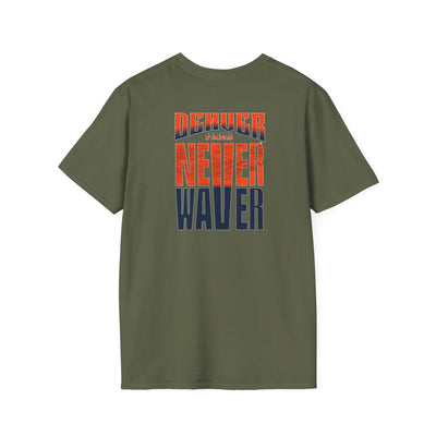 Denver Fans Never Waver Unisex Softstyle T-Shirt