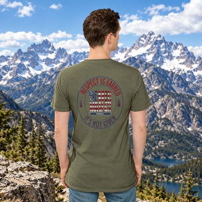 Respect Is Earned Never Waver It's Not Given Unisex Softstyle T-Shirt