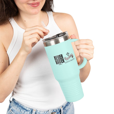 Never Waver I'll Bring The Chocolate Insulated Travel Mug, 40 oz
