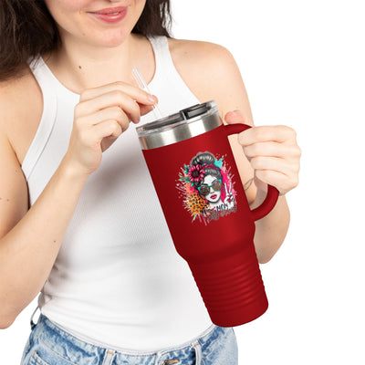 Never waver  I'm that Mom Sorry Not Sorry Insulated Travel Mug