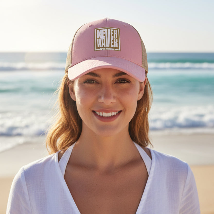 Never Waver Women's Washed Mesh-Back Cap