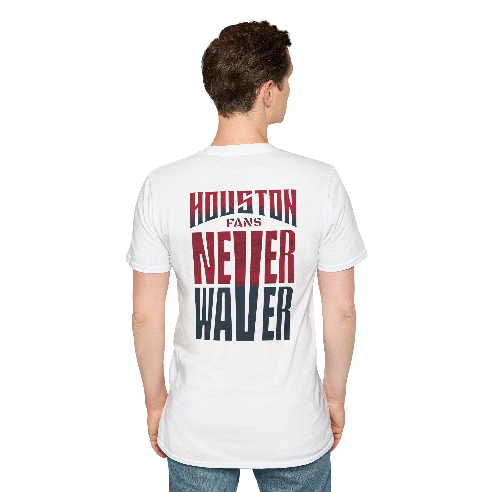 Houston Fans Never Waver Unisex Softstyle T-Shirt