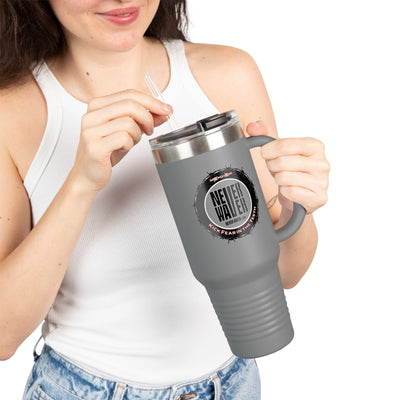 Never Waver 40oz Insulated Travel Mug — Kick Fear in the Teeth