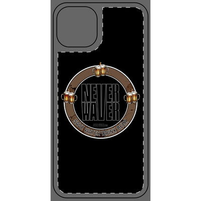 Never Waver Save Water Drink Beer Phone Skin - Beer Lover's Accessory