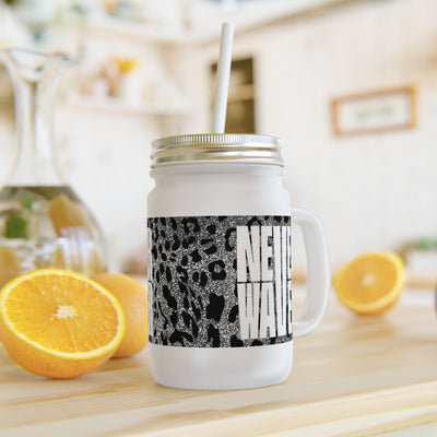 Never Waver Mason Jar with Straw - Motivational Drinkware for Home & Gifts