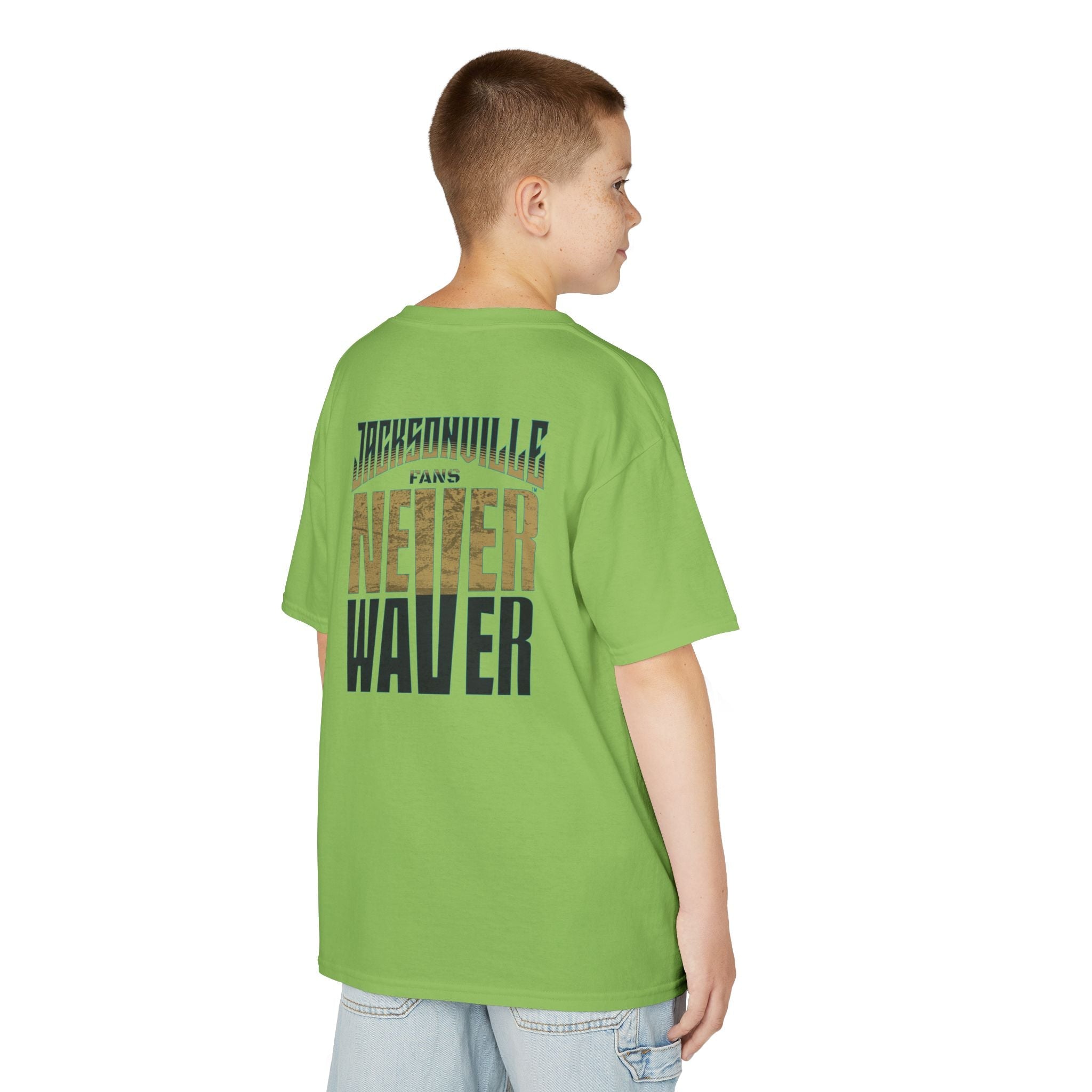 Jacksonville Fans Never Waver Kids Heavy Cotton™ Tee