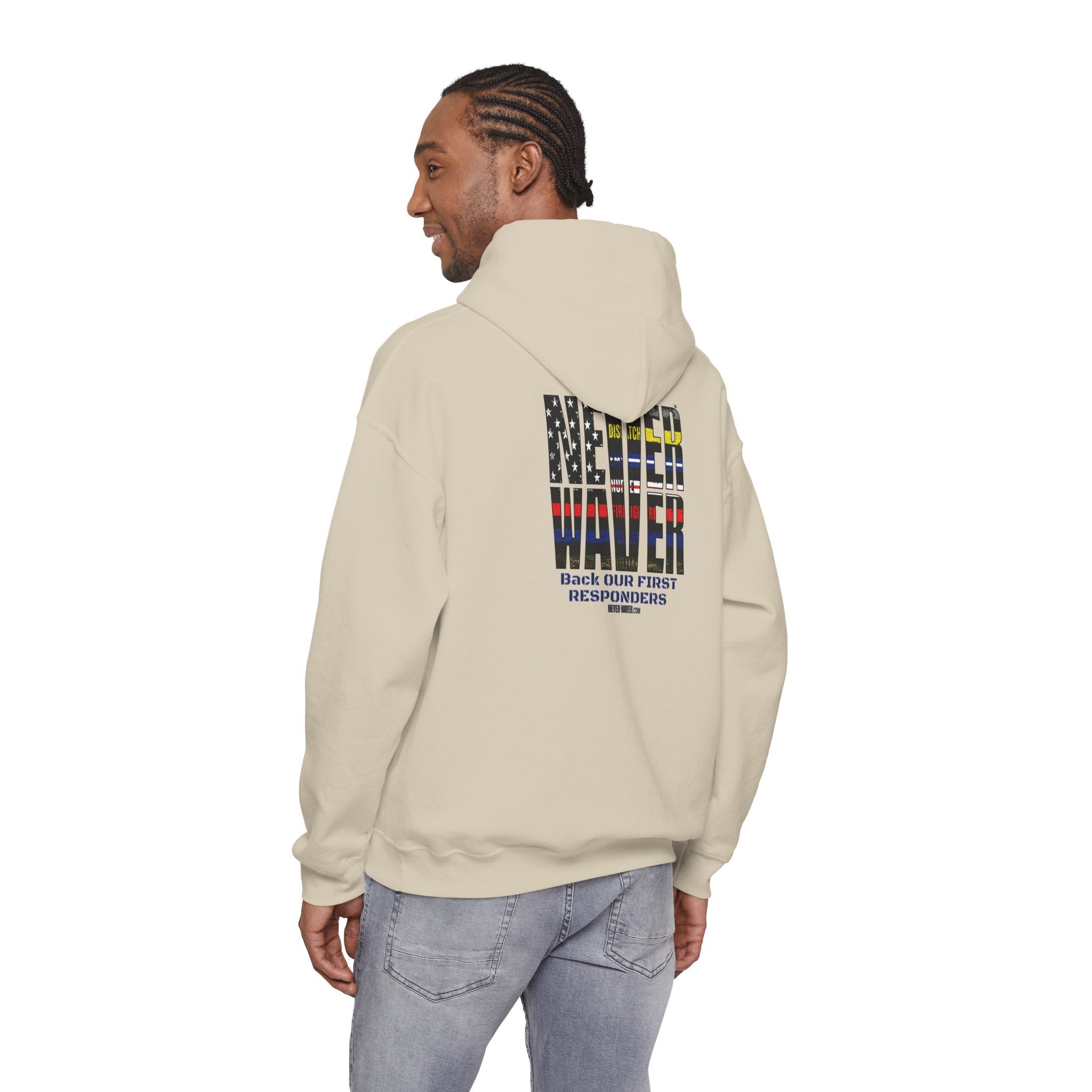 Never Waver Always Back Our First Responders Hoodie