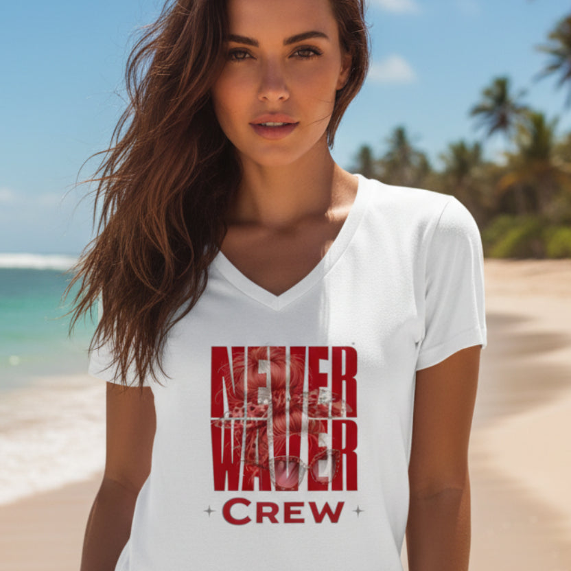The Never Waver Crew T-Shirt is more than just apparel—it's a statement of strength and resilience.