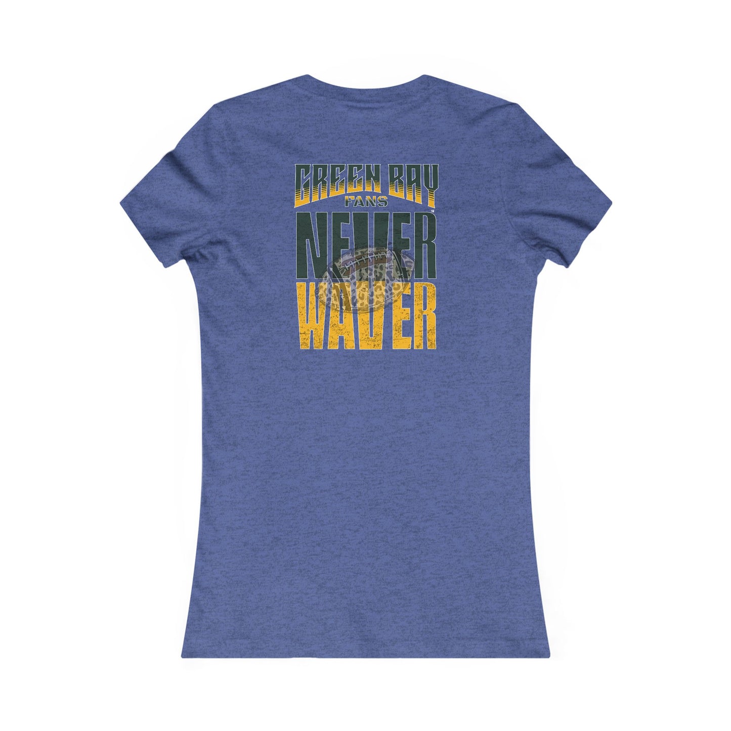 Green Bay Fans Never Waver With Leopard Football Women's Favorite Tee