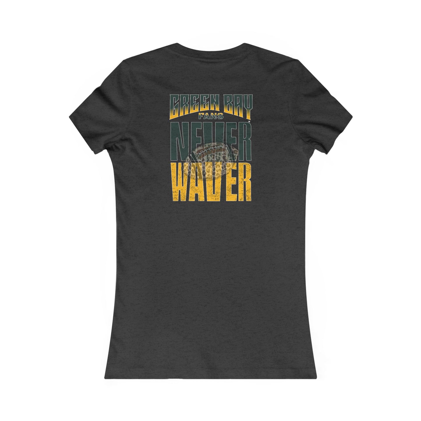Green Bay Fans Never Waver With Leopard Football Women's Favorite Tee