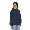 Never Waver Always Back Our First Responders Vintage-Inspired Youth Hoodie with American Flag Design
