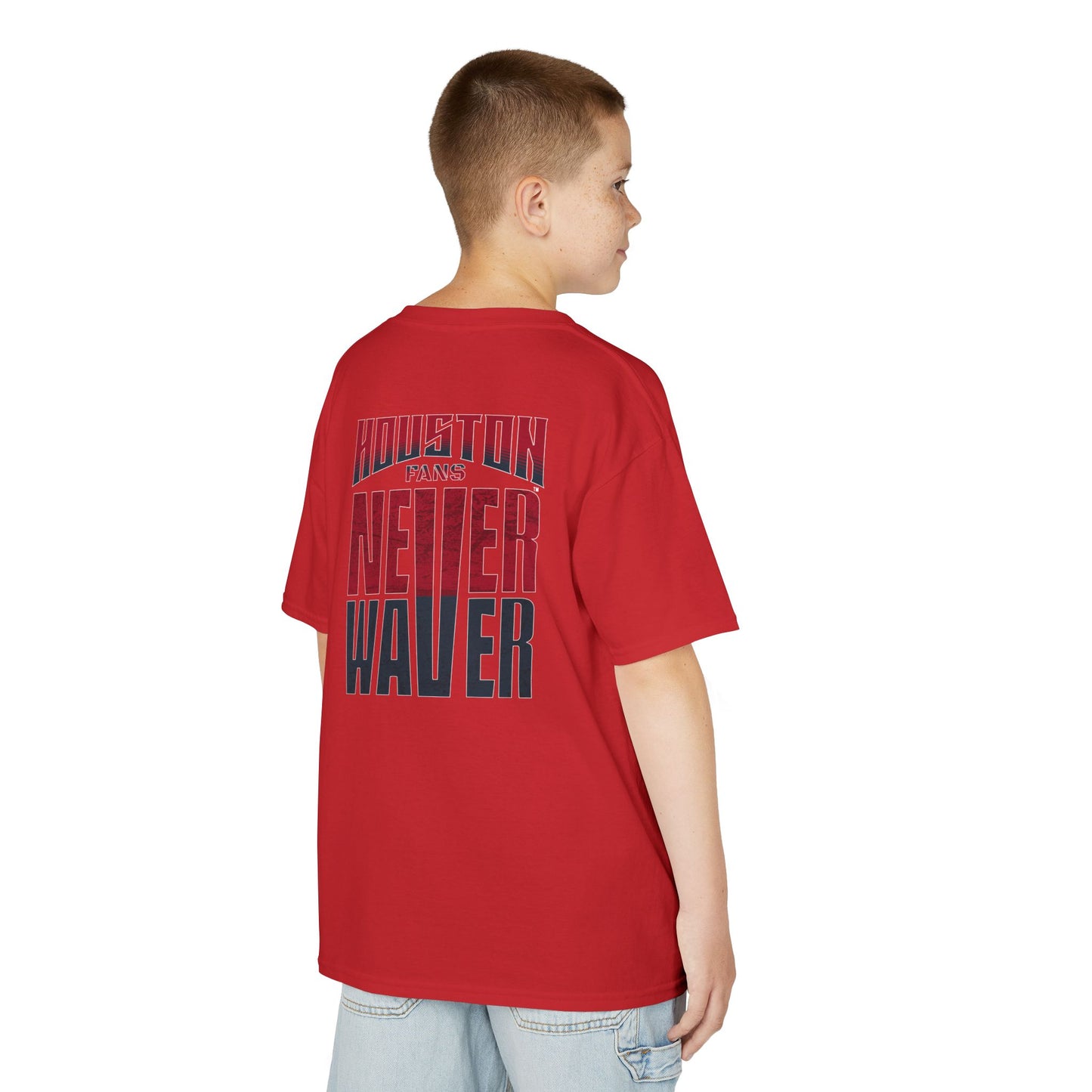 Houston Fans Never Waver Kids Heavy Cotton™ Tee