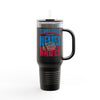 Tennessee Fans Never Waver W-Leopard Football Insulated Travel Mug, 40oz
