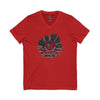 Unisex V-Neck Tee - Never Waver Be Red White & A little Bougie T-Shirt