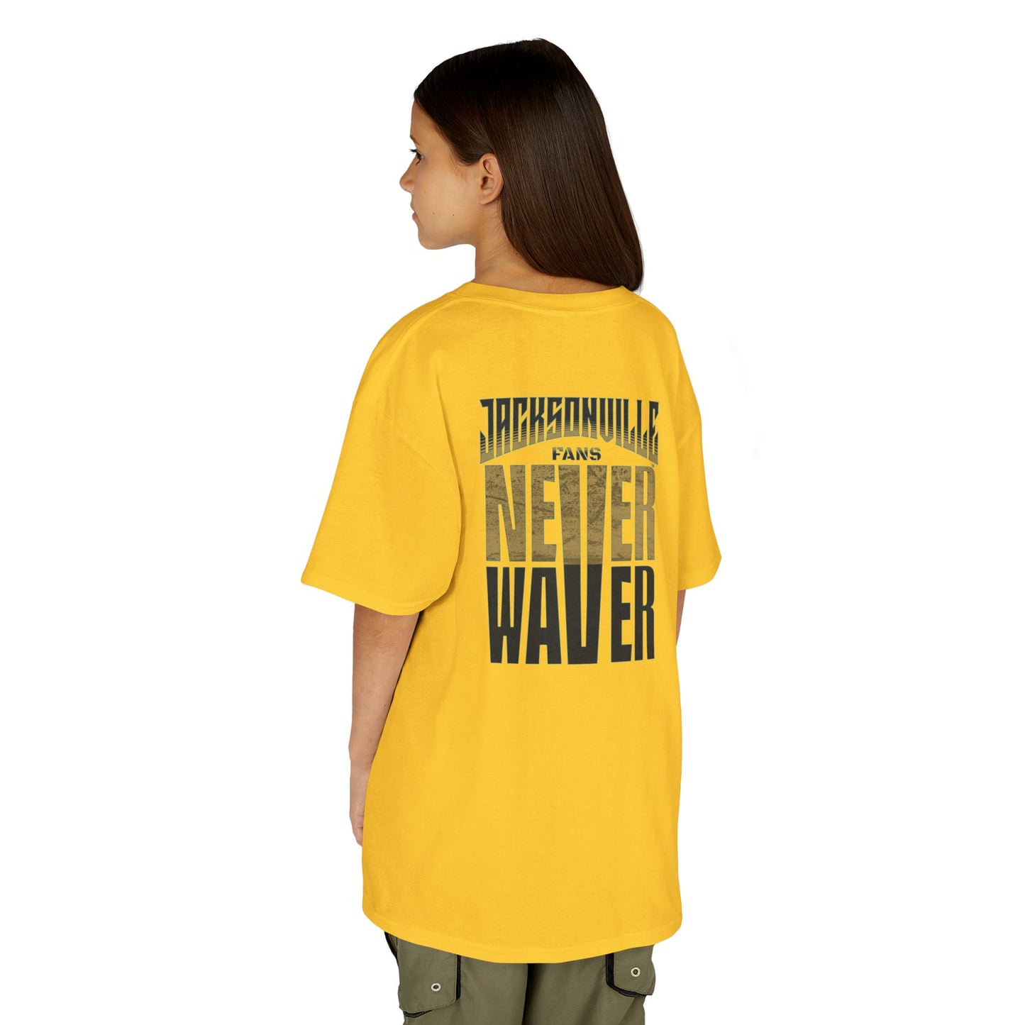 Jacksonville Fans Never Waver Kids Heavy Cotton™ Tee