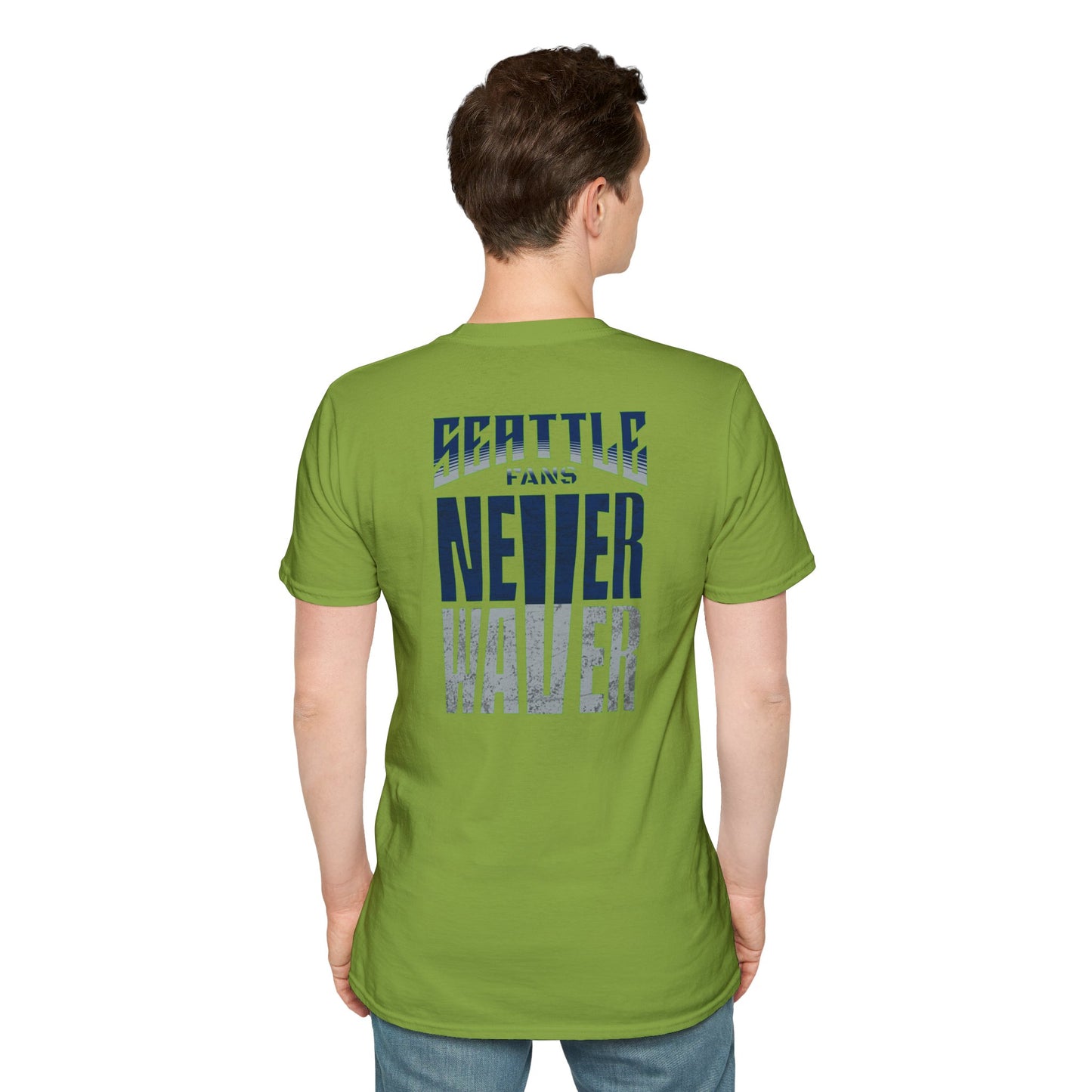 Seattle Fans Never Waver Unisex Softstyle T-Shirt