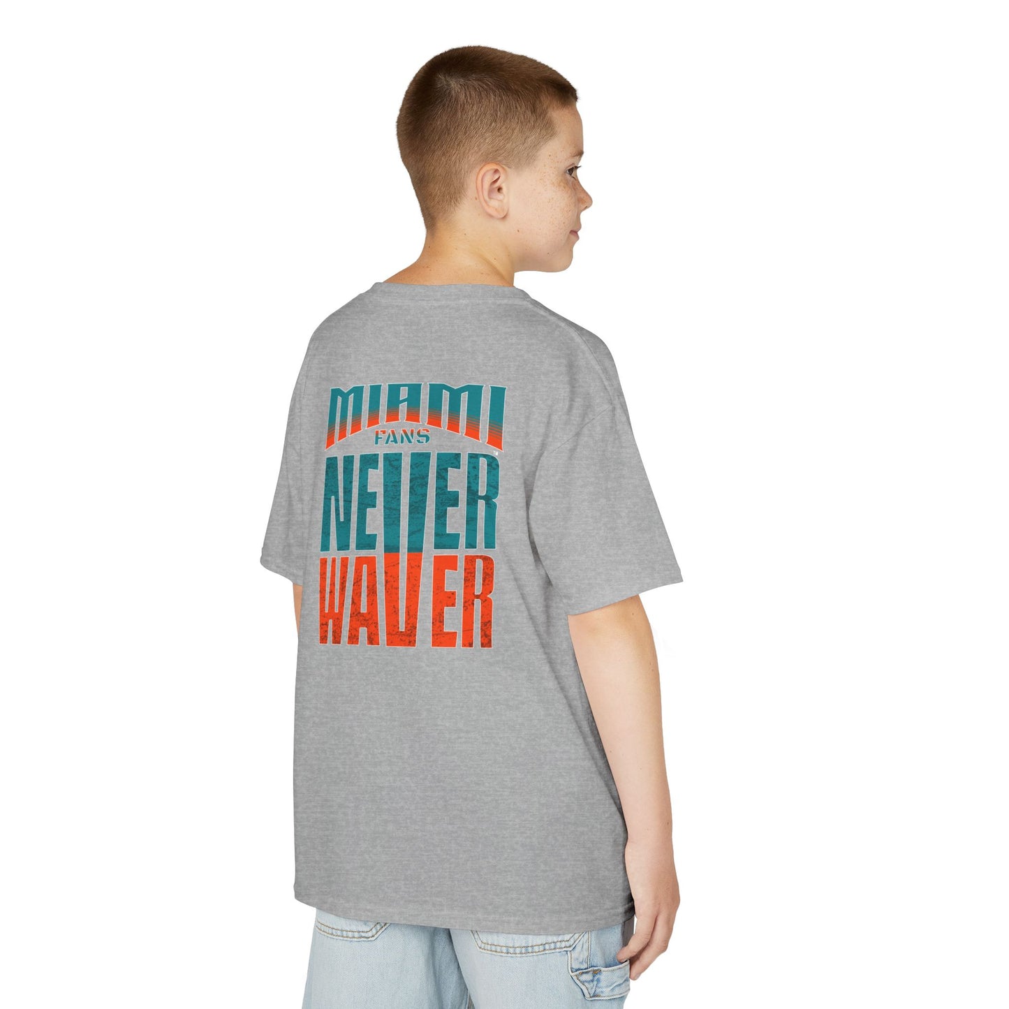 Miami Fans Never Waver Kids Heavy Cotton™ Tee