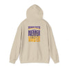 Minnesota Fans Never Waver w Leopard Football Unisex Heavy Blend™ Hoodie