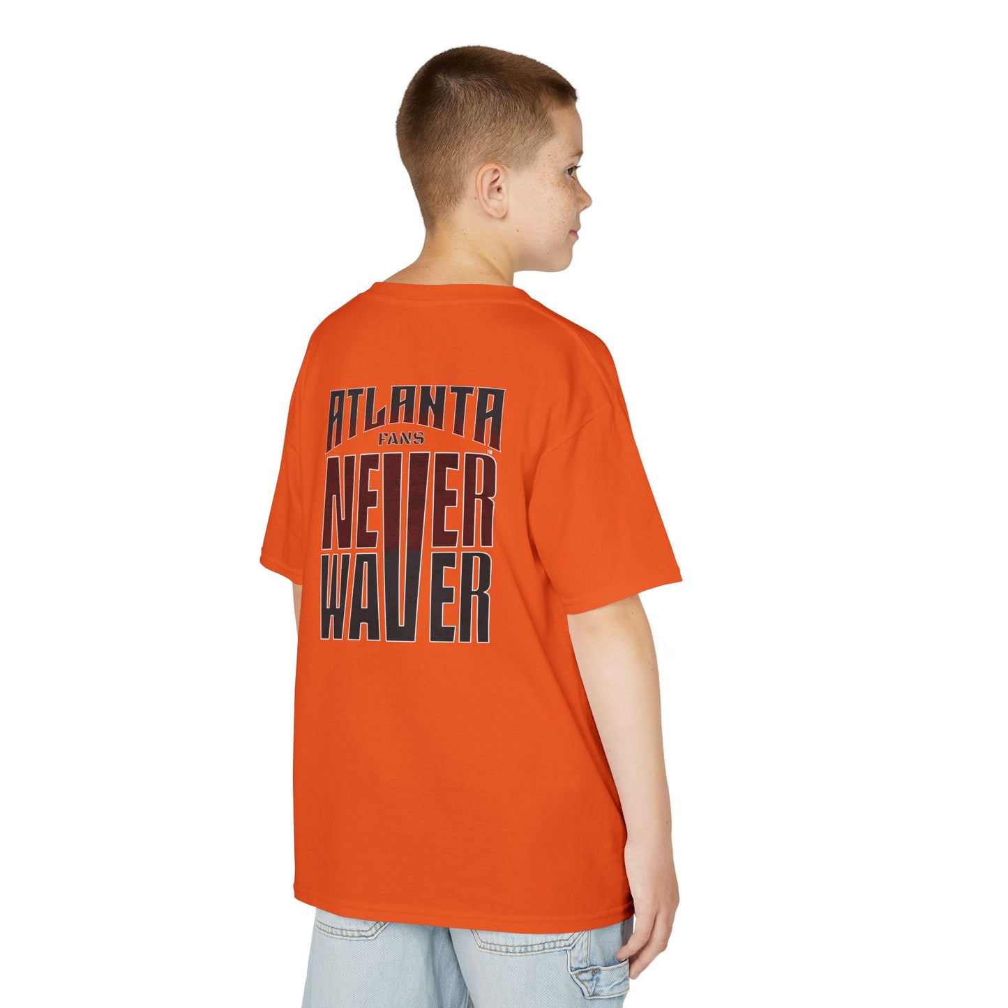 Atlanta Fans Never Waver Kids Heavy Cotton™ Tee