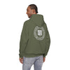 Never Waver I Don't Ride on the Crazy Train I Drive It Unisex Heavy Blend™ Hooded Sweatshirt
