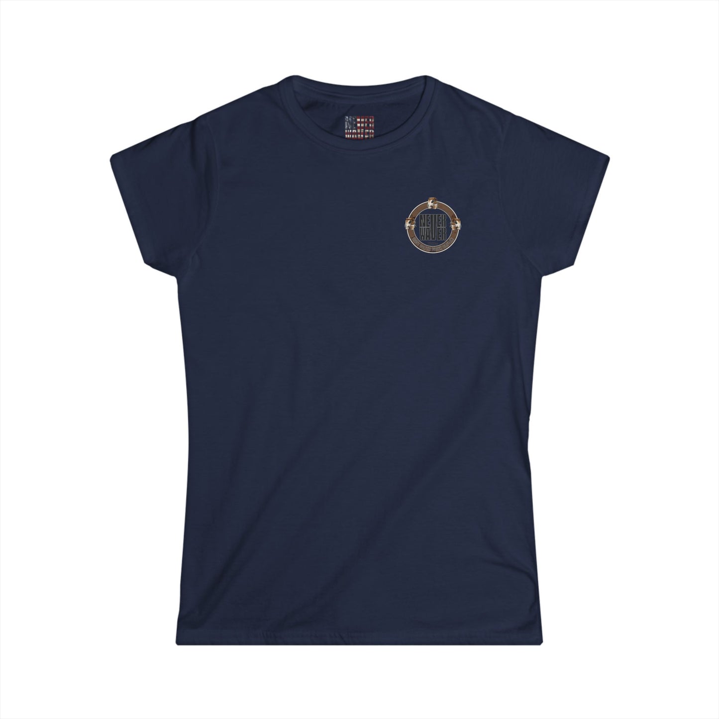 Never Waver Save Water Drink Coffee Women's Soft Style Tee