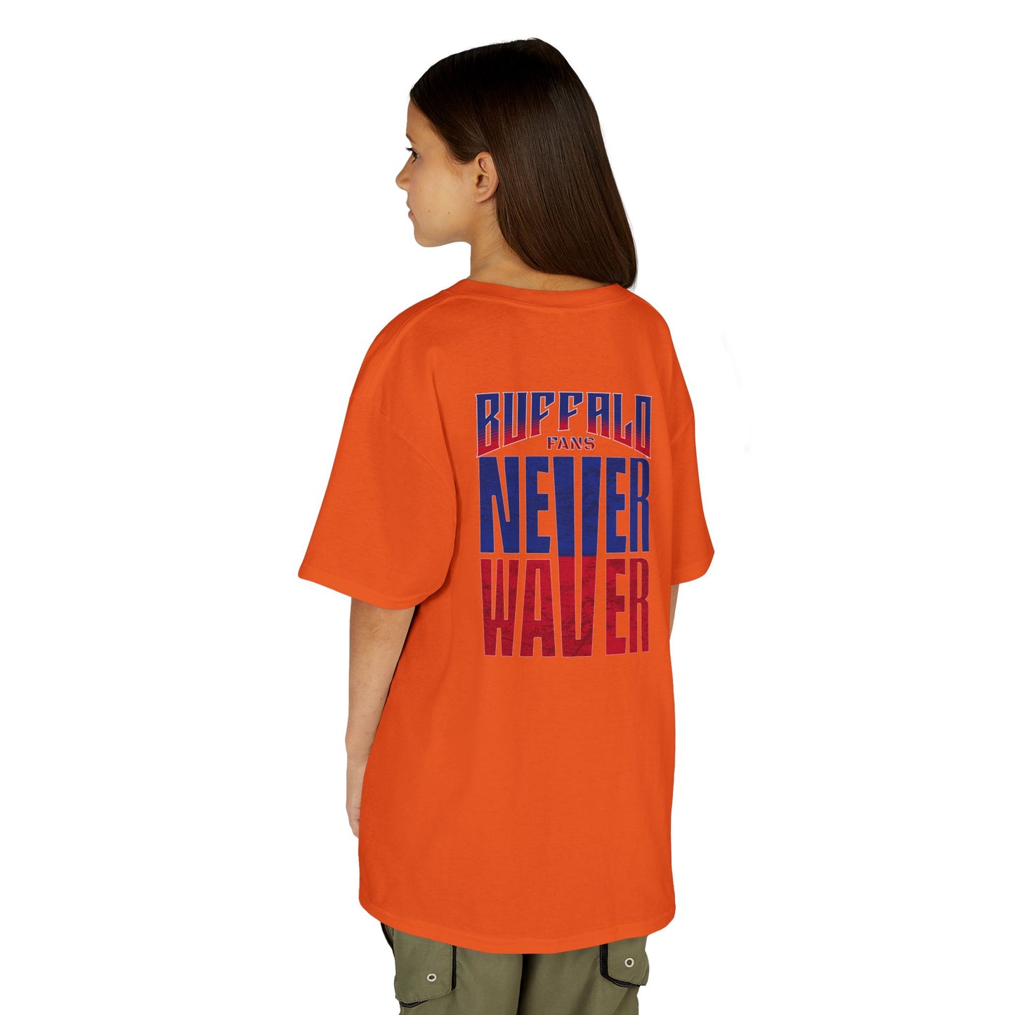 Buffalo Fans Never Waver Kids Heavy Cotton™ Tee