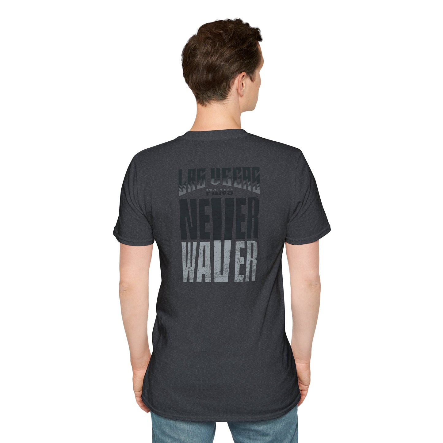 Las Vegas Fans Never Waver Unisex Softstyle T-Shirt